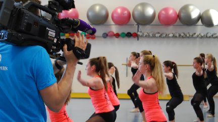 Dreharbeiten mit Sat.1