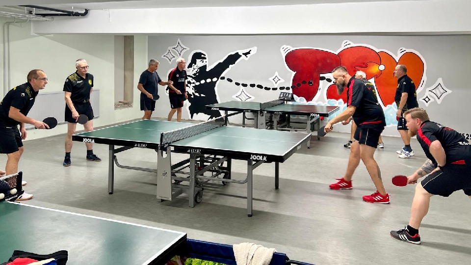 bei ihrem Spiel gegen Wollishausen