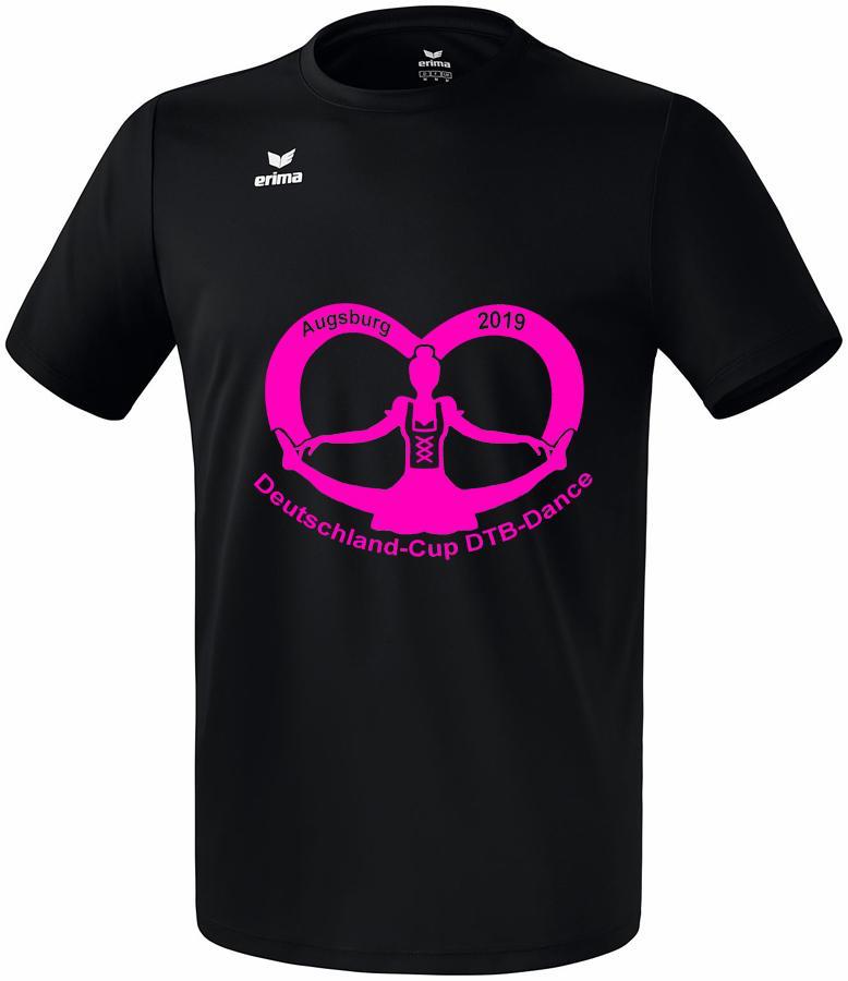 T-Shirt in schwarz T-Shirt Ansicht